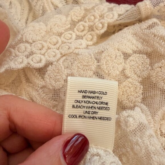 Ultra Pink Lace Long Sleeve top NWOT - Picture 5 of 5